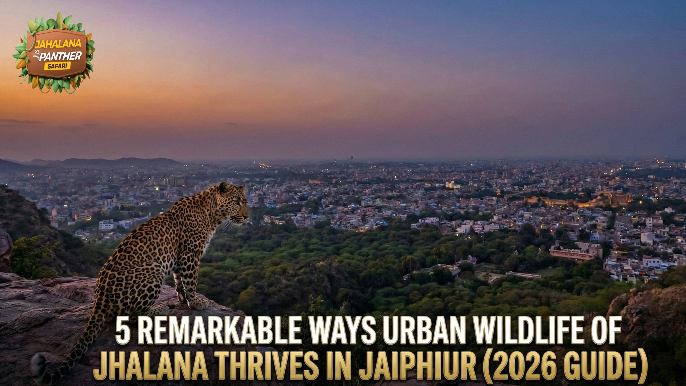 Urban wildlife of Jhalana