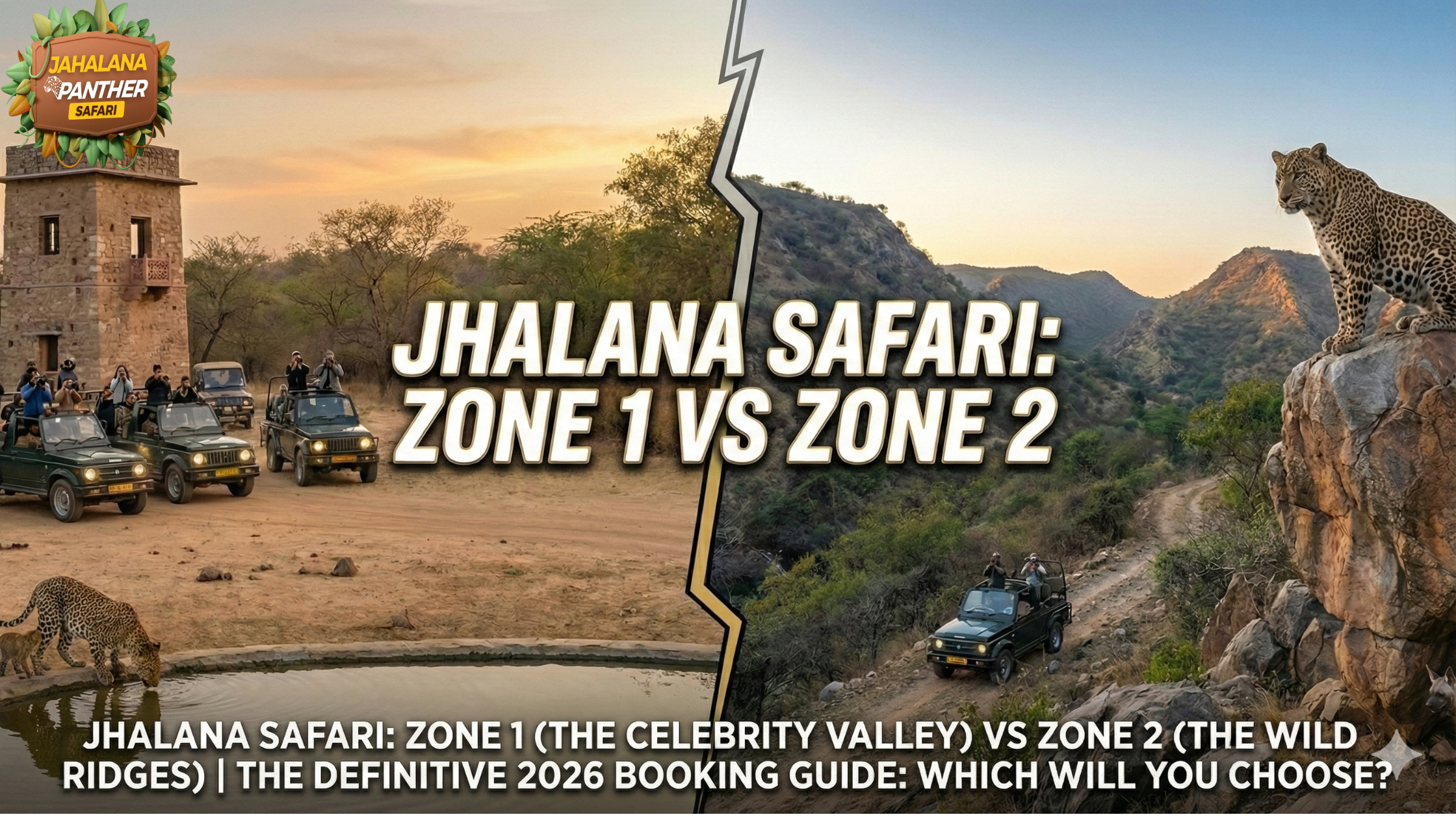 Jhalana Safari Zone 1 vs Zone 2
