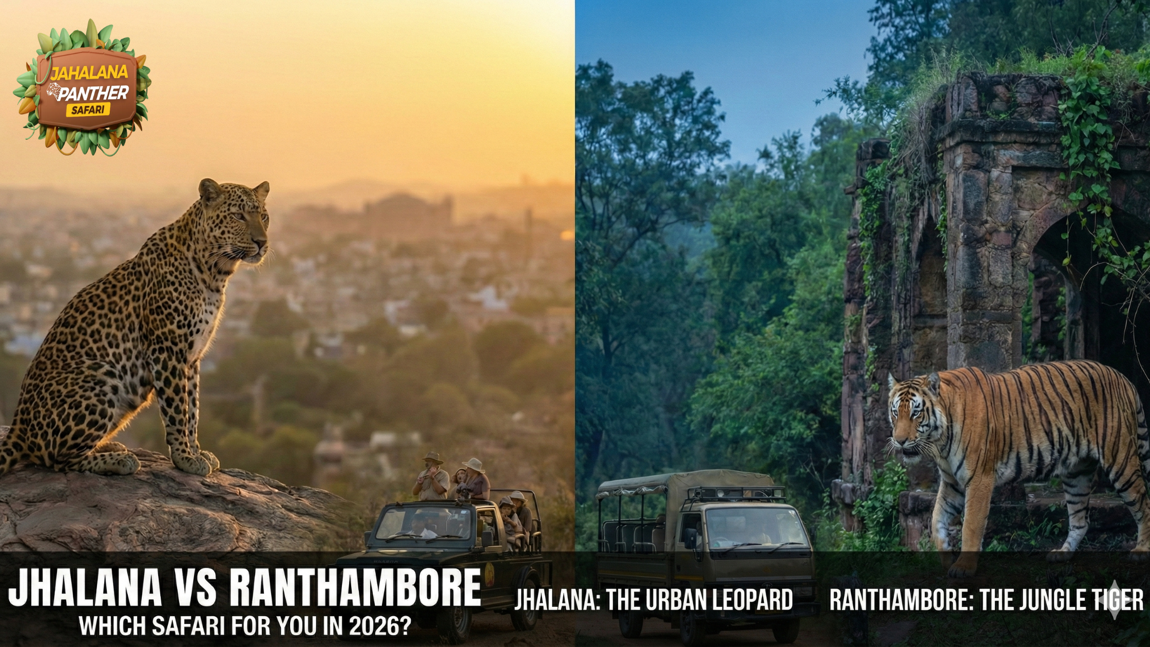 Jhalana vs Ranthambore Safari