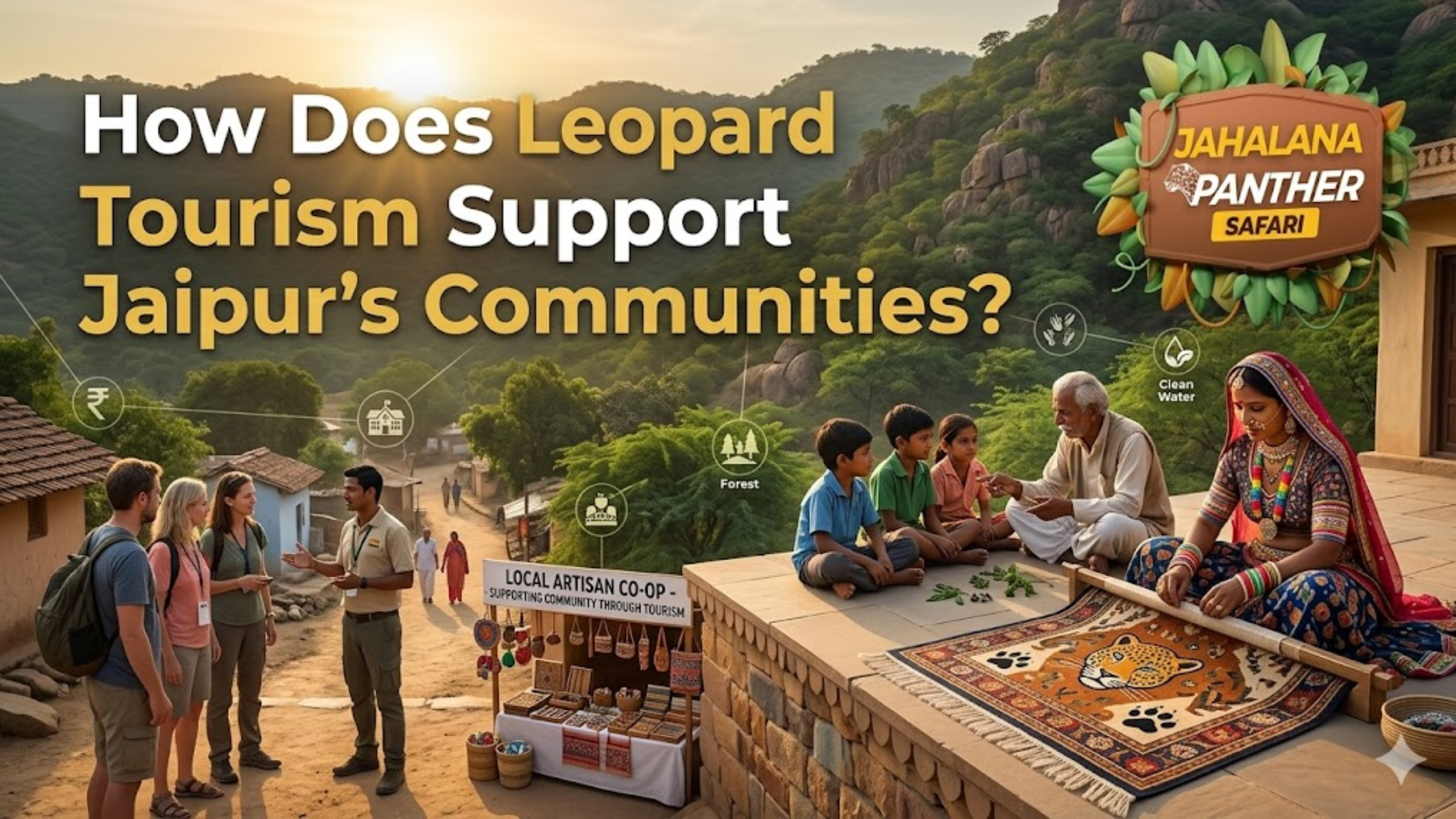 How Leopard Conservation Rajasthan Supports Jaipur’s Communities
